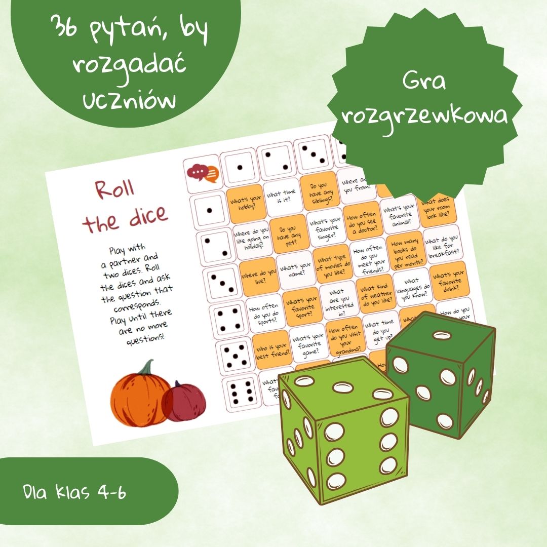 jesienna gra na ćwiczenie to be