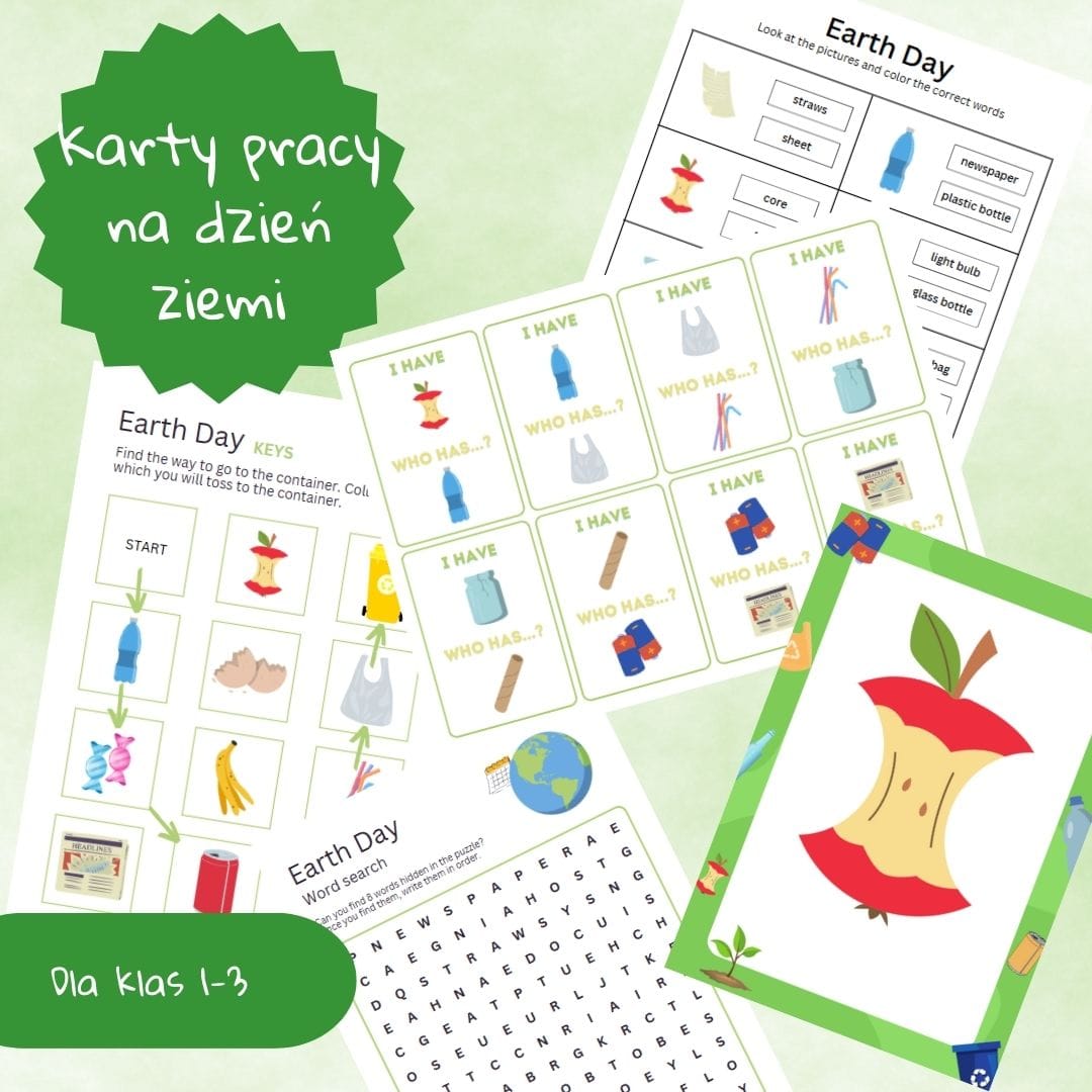 Zestaw na dzień ziemi dla klas 1-3